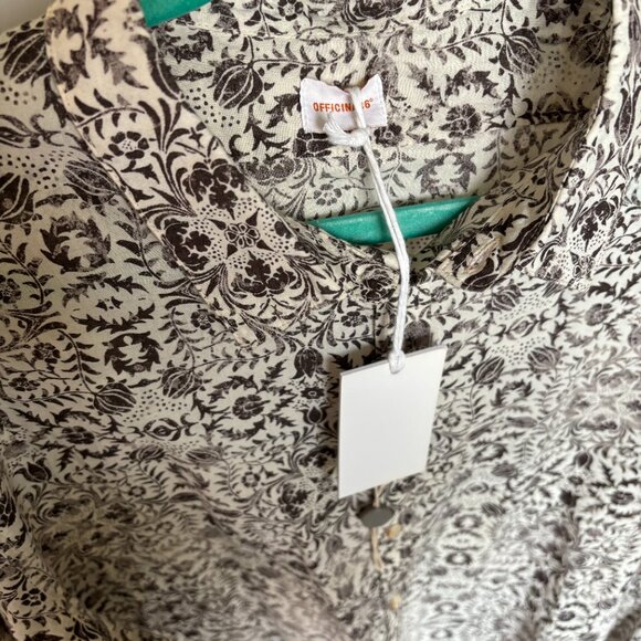 OFFICINA36 100% Cotton Long Sleeve Button down - Size ITXXL/USXL NWT - Picture 3 of 7